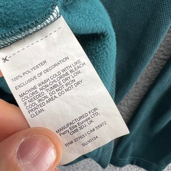 Callaway Golf Sweater Men's Large Blue 1/4 Zip Pullover Embroidered Logo Jumper - Picture 10 of 10